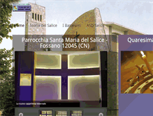 Tablet Screenshot of parrocchiadelsalice.it